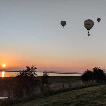 Courcelles-sur-Vesle, Aisne (02) - Baptême de l&#39;air montgolfière