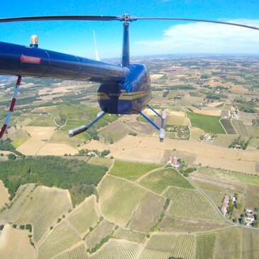 Baptême en Hélicoptère près de Chalon-sur-Saône