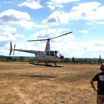 Offrir Baptême de l&#39;air hélicoptère en Bourgogne