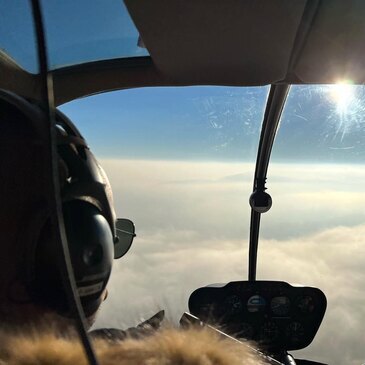 Baptême de l&#39;air hélicoptère proche Aérodrome de Beaune-Challanges