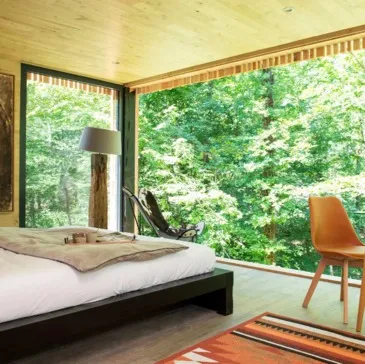 Nuit en Cabane sur Pilotis avec Jacuzzi près de Saint Etienne