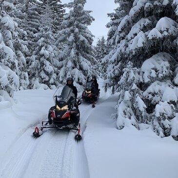 Scooter des neiges, département Isère