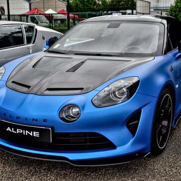 Baptême en Alpine A110 R - Circuit du Luxembourg