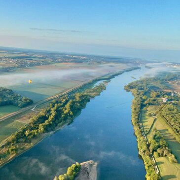 Veuzain-sur-Loire, Loir et cher (41) - Baptême de l&#39;air paramoteur