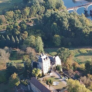 Saint-Laurent-des-Vignes, Dordogne (24) - Baptême de l&#39;air montgolfière