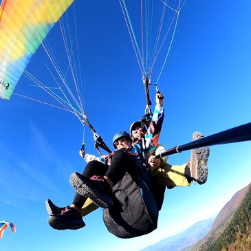 Baptême en parapente, département Savoie