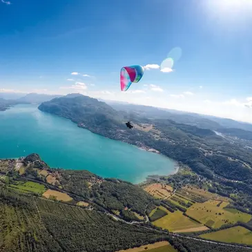 Baptême en parapente, département Savoie