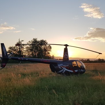 Baptême en Hélicoptère à Chambéry - Lac du Bourget & Lac d&#39;Annecy