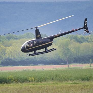 Baptême de l&#39;air hélicoptère en région Aquitaine