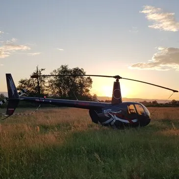 Aérodrome de Doncourt-lès-Conflans, à 15 min de Chambley, Meurthe et moselle (54) - Baptême de l&#39;air hélicoptère