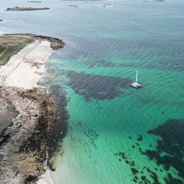 Journée en Catamaran de Course à Névez - Ile de Groix / Glénan en région Bretagne