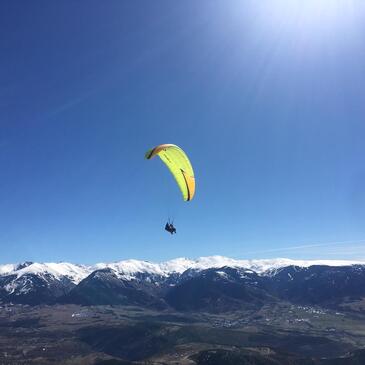 Baptême en parapente en région Languedoc-Roussillon