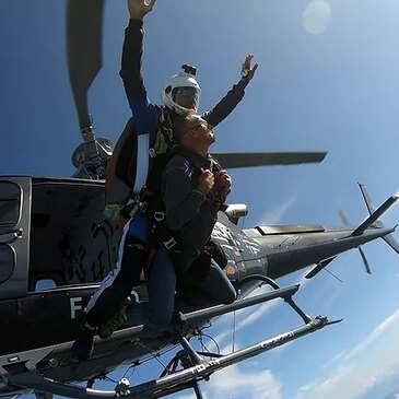 Saut en parachute proche Châtel