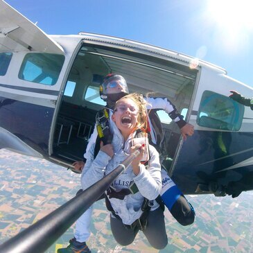 Saut en parachute, département Seine maritime