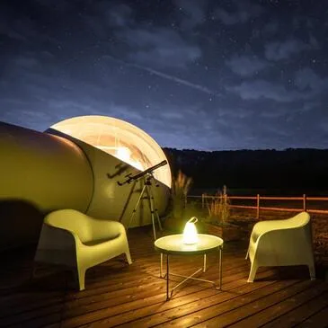 Nuit en Bulle avec Spa Privatif près de Falaise Nuit en Bulle avec Spa Privatif près de Falaise