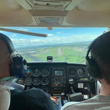 Baptême en Avion à Lyon