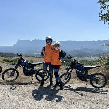 Balade en Moto Tout-Terrain Electrique près de Valence Balade en Moto Tout-Terrain Electrique près de Valence
