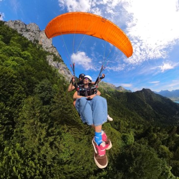 Baptême en Parapente - Massif des Aravis et des Bauges