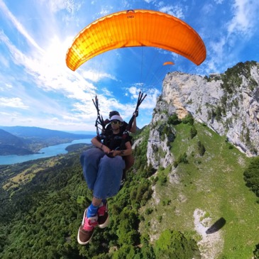 Baptême en parapente en région Rhône-Alpes