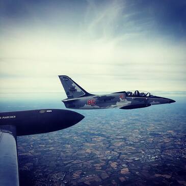 Vol avion de chasse, département Marne