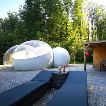 Nuit en Bulle à l'Angle du Bonheur près de Luxeuil-les-Bains en région Franche-Comté Nuit en Bulle à l'Angle du Bonheur près de Luxeuil-les-Bains en région Franche-Comté