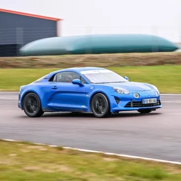Baptême en Alpine A110 - Circuit de Mirecourt