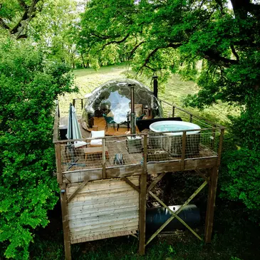 Nuit en Dôme avec Bain Nordique à Margouët-Meymes Nuit en Dôme avec Bain Nordique à Margouët-Meymes