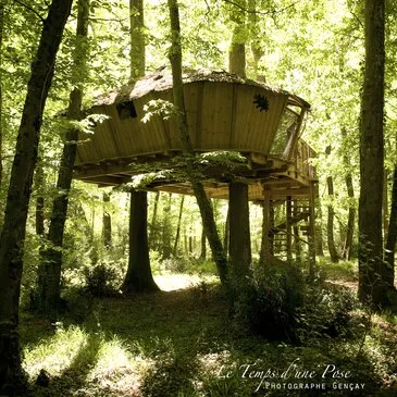 Nuit en Cabane dans les Arbres à Magné Nuit en Cabane dans les Arbres à Magné