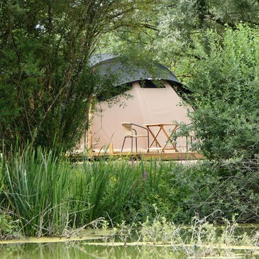Nuit en Bulle sur l&#39;Eau à Givrauval près de Bar-le-Duc en région Lorraine