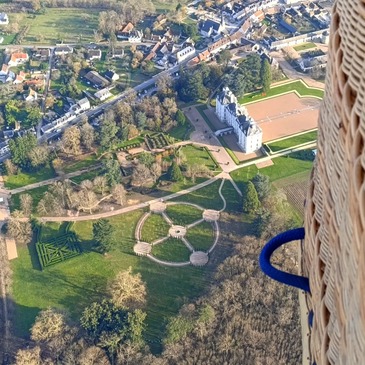 Cheverny, Loir et cher (41) - Baptême de l&#39;air montgolfière