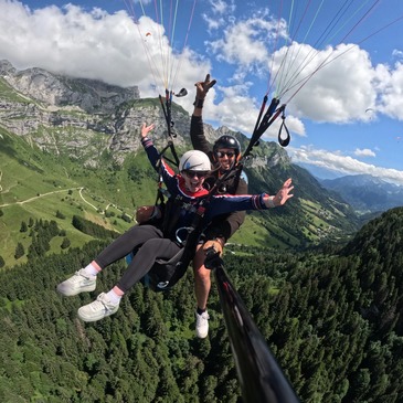 Talloires-Montmin, Haute savoie (74) - Baptême en parapente