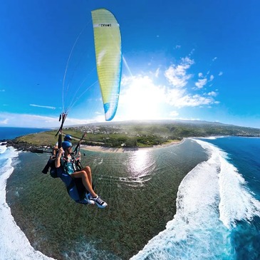 Baptême en parapente en région Outre-Mer