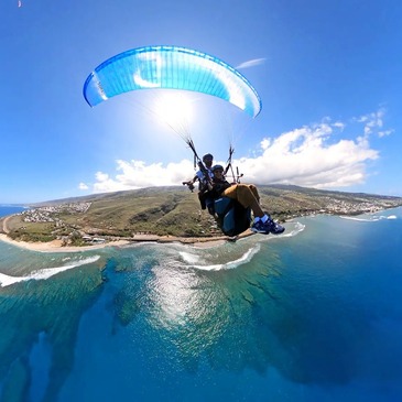 Saint-Leu, Ile de la Réunion (974) - Baptême en parapente