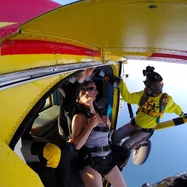 Saut en parachute, département Somme