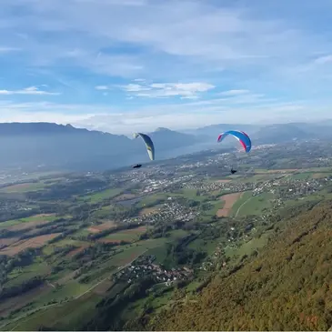 Baptême en parapente, département Savoie