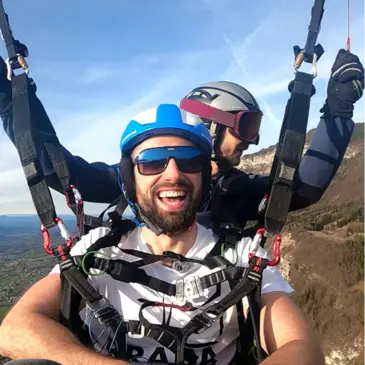 Baptême en parapente en région Rhône-Alpes