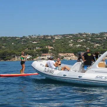 Balade en bateau, département Var