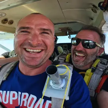 Saut en parachute, département Indre