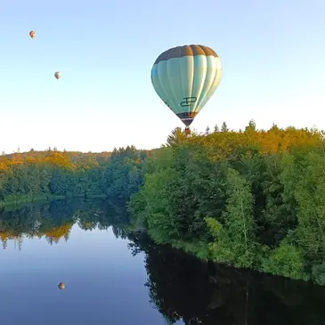Baptême de l&#39;air montgolfière, département Haute saône