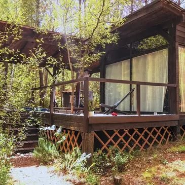 Cabane avec Spa à Origne près du Bassin d&#39;Arcachon