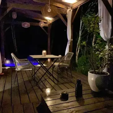 Cabane avec Spa à Origne près du Bassin d&#39;Arcachon en région Aquitaine