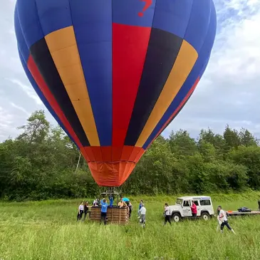 Baptême de l&#39;air montgolfière en région Bourgogne