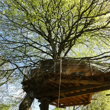 Cabane dans les Arbres à Pléhédel près de Paimpol en région Bretagne Cabane dans les Arbres à Pléhédel près de Paimpol en région Bretagne