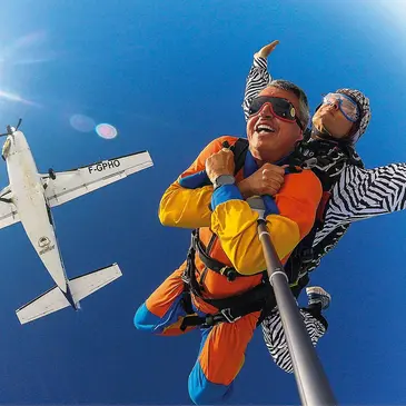 Saut en parachute, département Seine maritime