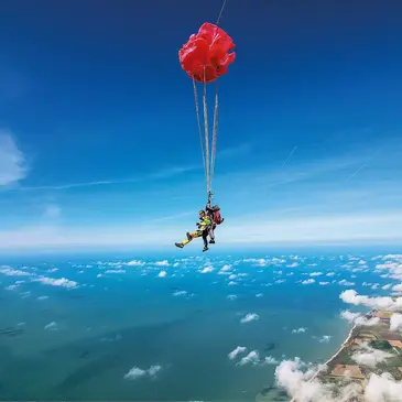 Aérodrome de Saint-Valery-Vittefleur, Seine maritime (76) - Saut en parachute