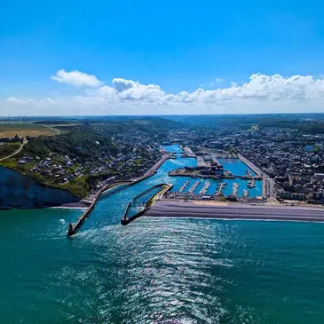 Baptême en ULM Biplan - Survol de la Côte d&#39;Albâtre en région Normandie