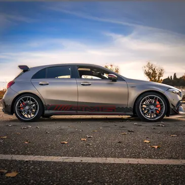 Balade en Mercedes A45 S AMG à Paris
