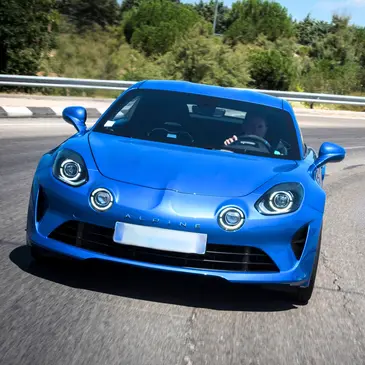 Baptême en Alpine A110S - Circuit de Catalunya GP F1 Baptême en Alpine A110S - Circuit de Catalunya GP F1