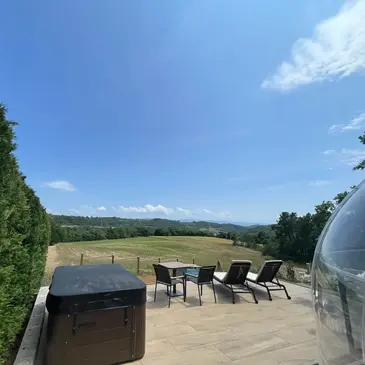 Nuit en Dôme avec Spa à Bathernay près de Valence en région Rhône-Alpes