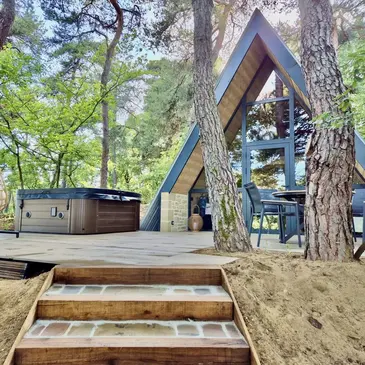 Nuit en Lodge avec Spa à Bathernay près de Valence Nuit en Lodge avec Spa à Bathernay près de Valence